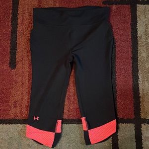 Under Armour Black and Pink Leggings